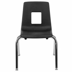 Discount 🔥 Stacking Chairs Advantage Black Student Stack School Chair 14" 4 Pack (ADV-SSC-14BLK-4) ✔️ -Advantage Shop sp155517655 s7