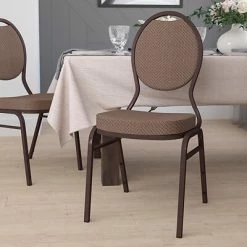 Cheap 🔥 Banquet Chairs Flash Furniture HERCULES Series Teardrop Back Stacking Banquet Chair (FDC04CPR08T02) 🧨 -Advantage Shop sp155517923 s7