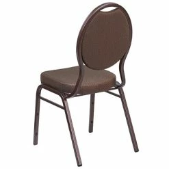 Cheap 🔥 Banquet Chairs Flash Furniture HERCULES Series Teardrop Back Stacking Banquet Chair (FDC04CPR08T02) 🧨 -Advantage Shop sp155519027 s7