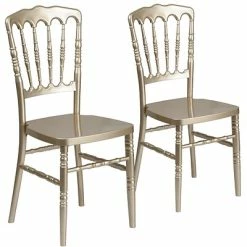 Cheap ⌛ Flash Furniture Stacking Chairs 2 Pack. Resin Stacking Napoleon Chair (2LELMONGD) ✔️