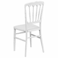 Deals ⭐ Flash Furniture Stacking Chairs Resin Stacking Napoleon Chair (LELMONWH) 👏 -Advantage Shop sp155519073 s7