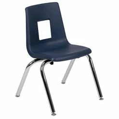 Budget 🌟 Stacking Chairs Advantage Navy Student Stack School Chair - 14" (ADVSSC14NAVY25) 😍 -Advantage Shop sp155519597 s7