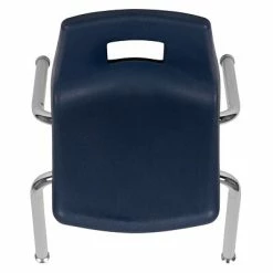 Budget 🌟 Stacking Chairs Advantage Navy Student Stack School Chair - 14" (ADVSSC14NAVY25) 😍 -Advantage Shop sp155519600 s7
