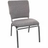 New 😉 Stacking Chairs Advantage 18.5" Wide Charcoal Gray Multipurpose Church Chair (SEPCHT18511140) 🌟