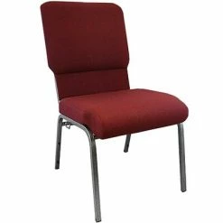 Deals 👍 Stacking Chairs Advantage 18.5" Wide Maroon Church Chair (PCHT185-104-40) ✔️