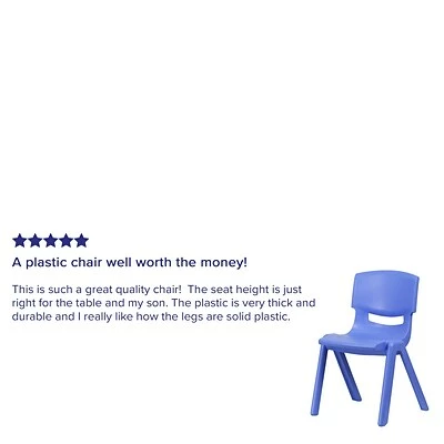 New โ๏ธ Stacking & Folding Chairs Flash Furniture Plastic Student Stacking Chair, Blue, 2-Pieces (2YUYCX005BLUE) ๐ 7 New โ๏ธ Stacking & Folding Chairs Flash Furniture Plastic Student Stacking Chair, Blue, 2-Pieces (2YUYCX005BLUE) ๐ - Image 5