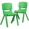 Best Pirce 🛒 Stacking & Folding Chairs Flash Furniture Plastic Student Stacking Chair, Green, 2-Pieces (2YUYCX005GREEN) 👍 -Advantage Shop sp155707087 s7