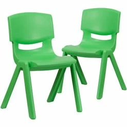 Best Pirce 🛒 Stacking & Folding Chairs Flash Furniture Plastic Student Stacking Chair, Green, 2-Pieces (2YUYCX005GREEN) 👍