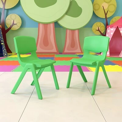 Best Pirce ๐ Stacking & Folding Chairs Flash Furniture Plastic Student Stacking Chair, Green, 2-Pieces (2YUYCX005GREEN) ๐ 4 Best Pirce ๐ Stacking & Folding Chairs Flash Furniture Plastic Student Stacking Chair, Green, 2-Pieces (2YUYCX005GREEN) ๐ - Image 2