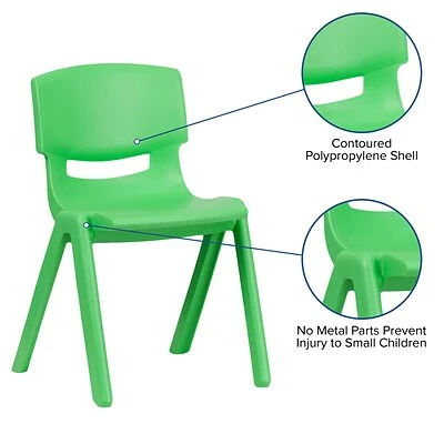 Best Pirce ๐ Stacking & Folding Chairs Flash Furniture Plastic Student Stacking Chair, Green, 2-Pieces (2YUYCX005GREEN) ๐ 8 Best Pirce ๐ Stacking & Folding Chairs Flash Furniture Plastic Student Stacking Chair, Green, 2-Pieces (2YUYCX005GREEN) ๐ - Image 6