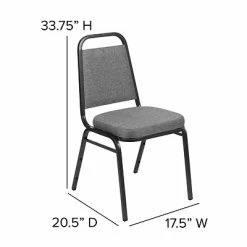 Wholesale 😍 Stacking & Folding Chairs Flash Furniture Fabric Banquet Folding Chair, Gray Fabric/Silver Vein Frame, 4-Pieces (4FDBHF1SVBCG) ⭐ -Advantage Shop sp155707152 s7