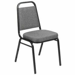 Coupon 😍 Stacking & Folding Chairs Flash Furniture Fabric Banquet Folding Chair, Gray Fabric/Silver Vein Frame (FDBHF1SVBCG) ✔️