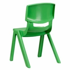 Best Sale 👏 Stacking & Folding Chairs Flash Furniture Plastic Student Stacking Chair, Green, 4-Pieces (4YUYCX4005GREEN) 🧨 -Advantage Shop sp155712934 s7