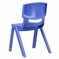 Discount ✨ Stacking & Folding Chairs Flash Furniture Plastic Student Stacking Chair, Blue, 4-Pieces (4YUYCX4005BLUE) ⌛ -Advantage Shop sp155712957 s7