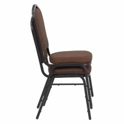 Best reviews of 😉 National Public Seating Stacking Chairs NPS 9300 Series Deluxe Fabric Upholstered Stack Chair, Natural Chocolate/Black Sandtex, 2 Pack (9361-BT/2) 😀 -Advantage Shop sp160038532 s7
