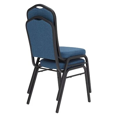 Coupon ❤️ National Public Seating Stacking Chairs NPS 9300 Series Deluxe Fabric Upholstered Stack Chair, Natural Blue/Black Sandtex, 2 Pack (9374-BT/2) 🌟 5 Coupon ❤️ National Public Seating Stacking Chairs NPS 9300 Series Deluxe Fabric Upholstered Stack Chair, Natural Blue/Black Sandtex, 2 Pack (9374-BT/2) 🌟 - Image 3
