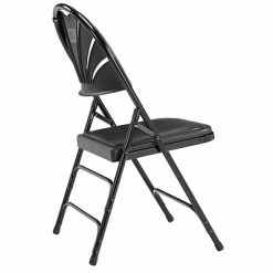 Top 10 💯 National Public Seating NPS 1100 Series Polyfold Fan Back Triple Brace Double Hinge Folding Chairs, Black/Black, 4/Pack (1110/4) ✨ -Advantage Shop sp160038571 s7