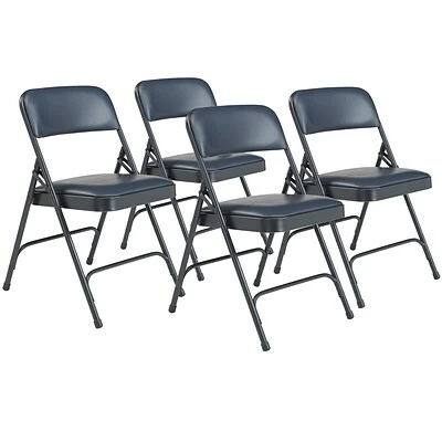 Best Pirce โญ National Public Seating NPS 1200 Series Vinyl Padded Premium Folding Chairs, Dark Midnight Blue/Char-Blue, 4/Pack (1204/4) ๐ฅ 3 Best Pirce โญ National Public Seating NPS 1200 Series Vinyl Padded Premium Folding Chairs, Dark Midnight Blue/Char-Blue, 4/Pack (1204/4) ๐ฅ