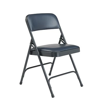 Best Pirce โญ National Public Seating NPS 1200 Series Vinyl Padded Premium Folding Chairs, Dark Midnight Blue/Char-Blue, 4/Pack (1204/4) ๐ฅ 4 Best Pirce โญ National Public Seating NPS 1200 Series Vinyl Padded Premium Folding Chairs, Dark Midnight Blue/Char-Blue, 4/Pack (1204/4) ๐ฅ - Image 2
