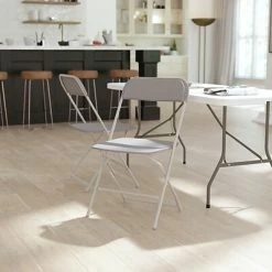 Outlet 👍 Stacking & Folding Chairs Flash Furniture Hercules™ Plastic Big And Tall Commercial Folding Chair, Gray, 4/Pack (4LEL3WGY) ⭐ 19 Outlet 👍 Stacking & Folding Chairs Flash Furniture Hercules™ Plastic Big And Tall Commercial Folding Chair, Gray, 4/Pack (4LEL3WGY) ⭐ -Advantage Shop sp181497486 s7