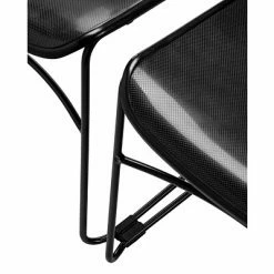 Flash Sale 👍 National Public Seating Stacking Chairs NPS Commercialine 850 Series Ultra Compact Stack Chair, Black, 4 Pack (850-CL/4) 👍 -Advantage Shop sp22670966 s7