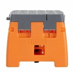Hot Sale 🎁 Folding Chairs COSCO 1 Step Molded Folding Step Stool, Black, Orange, And Gray (11903BGO1E) 🤩 -Advantage Shop sp4463778 s7