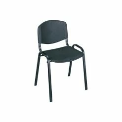 Best Sale ⭐ Banquet Chairs Safco Polypropylene Banquet/Reception Chairs, Black, 4/Pack (4185BLK) ⌛