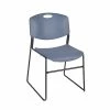 Discount 🥰 Stacking Chairs Regency Zeng Stack Chair (4 Pack)- Blue (4400BE4PK) 🤩