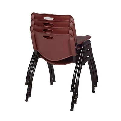 Wholesale ๐ Stacking Chairs Regency 'M' Stack Chair (4 Pack)- Burgundy ๐ 4 Wholesale ๐ Stacking Chairs Regency 'M' Stack Chair (4 Pack)- Burgundy ๐ - Image 2