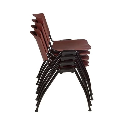 Wholesale ๐ Stacking Chairs Regency 'M' Stack Chair (4 Pack)- Burgundy ๐ 5 Wholesale ๐ Stacking Chairs Regency 'M' Stack Chair (4 Pack)- Burgundy ๐ - Image 3