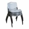 Deals 👏 Stacking Chairs Regency 'M' Stack Chair (4 Pack)- Grey (4700GY4PK) ✔️ -Advantage Shop sp4547940 s7 1