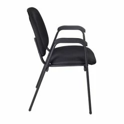 Cheapest 🛒 Stacking Chairs Regency Ace Fabric Stack Chair, Midnight Black 4/Pack (2125BK4PK) 🔥 -Advantage Shop sp4547953 s7