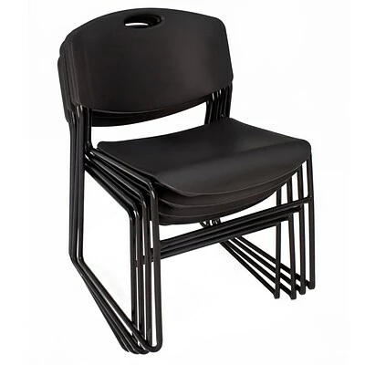 Brand new π Stacking Chairs Regency Zeng Stack Chair (50 Pack)- Black π 6 Brand new π Stacking Chairs Regency Zeng Stack Chair (50 Pack)- Black π - Image 4