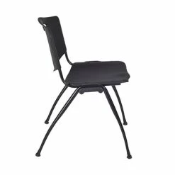 Best Pirce 🌟 Stacking Chairs Regency 'M' Plastic Stack Chair, Black, 40/Pack (4700BK40PK) 👏 -Advantage Shop sp4547965 s7 1