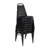 Best Sale 😀 Stacking Chairs Regency Vinyl Restaurant Stack Chair, Black 8/Pack (8029BK8PK) 🎉