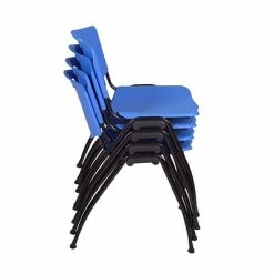 Best Sale 🔥 Stacking Chairs Regency 'M' Stack Chair (4 Pack)- Blue (4700BE4PK) 🥰 -Advantage Shop sp4547984 s7