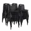 Best Pirce 🌟 Stacking Chairs Regency 'M' Plastic Stack Chair, Black, 40/Pack (4700BK40PK) 👏 -Advantage Shop sp4547985 s7