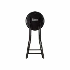 Best Sale 🔥 Folding Chairs Trademark Global Home 24"H PVC Folding Stool, Black (82-0827) 🔥 -Advantage Shop sp45959823 s7