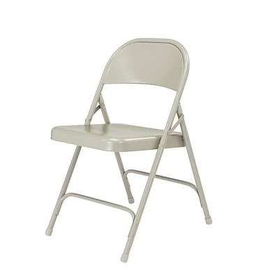 New π National Public Seating NPS 50 Series Standard All-Steel Folding Chairs, Gray/Gray, 100 Pack (52/100) β 4 New π National Public Seating NPS 50 Series Standard All-Steel Folding Chairs, Gray/Gray, 100 Pack (52/100) β - Image 2