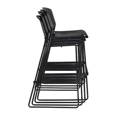 Best Sale ๐ฏ Stacking Chairs Regency Zeng Metal Stack Stool, Black (4495BK) ๐ 6 Best Sale ๐ฏ Stacking Chairs Regency Zeng Metal Stack Stool, Black (4495BK) ๐ - Image 4