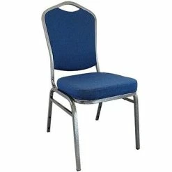 Cheapest 🤩 Banquet Chairs Advantage Navy Blue Crown Back Banquet Chair 2 Pack (CBBC-104-2) 🎉