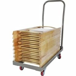 Deals 🔔 Folding Chairs Advantage Dining Height Folding Chair Cart (DHCD-80) 😍