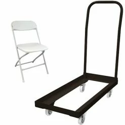 Deals ⌛ Advantage Folding Table Carts With 72 White Plastic Folding Chairs 2 Pack (2DHCDPPFCWHTE72) ✔️
