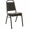 Best deal 💯 Stacking Chairs Advantage Black Vinyl-Padded Stackable Chairs 2.5" Padded Seat 2 Pack (627VINYLBBSB2) 😉