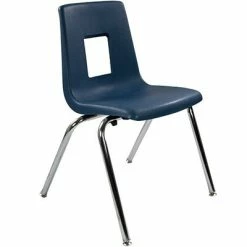 Wholesale 🌟 Stacking Chairs Advantage Navy Student Stack School Chair - 18" (ADVSSC18NAVY25) 🥰