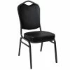 Best Pirce 👏 Banquet Chairs Advantage Black Crown Back Vinyl Banquet Chair (CBBC-V-123) 😉