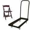Outlet 👍 Advantage Folding Table Cart With 20 Mahogany Wood Folding Chairs (1DHCD80WFCM20) ❤️ -Advantage Shop sp7504915 s7