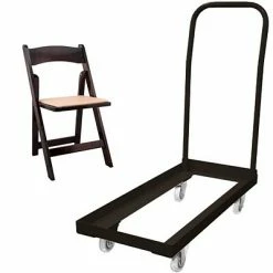 Wholesale ⌛ Advantage Folding Table Cart With 20 Fruitwood Wood Folding Chairs (1DHCD80WFCFW20) 😉