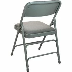 Budget 🌟 Folding Chairs Advantage Grey Padded Metal Folding Chair, Grey 1" Fabric Seat 80 Pack (DPI903F-GG) 👍 -Advantage Shop sp7504954 s7 1