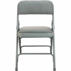 Budget 🌟 Folding Chairs Advantage Grey Padded Metal Folding Chair, Grey 1" Fabric Seat 80 Pack (DPI903F-GG) 👍 -Advantage Shop sp7504955 s7 1